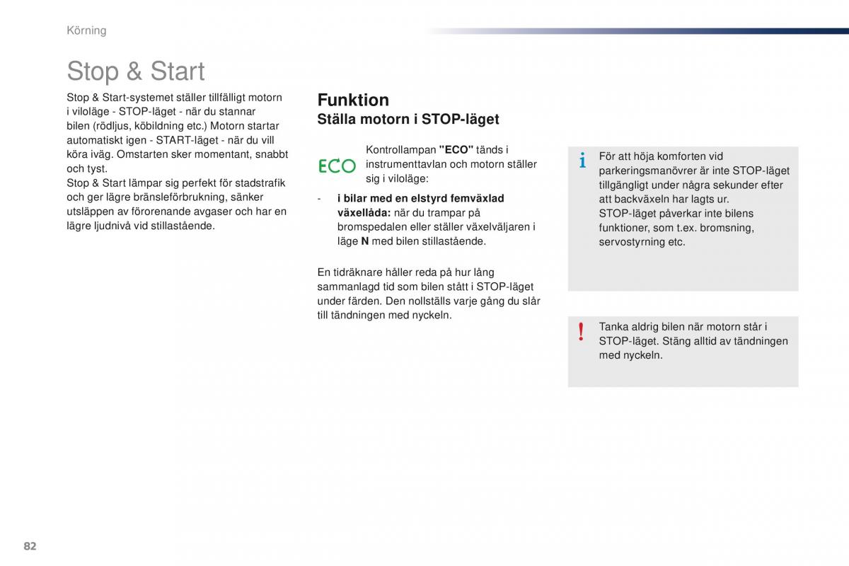 Peugeot 301 instruktionsbok / page 84