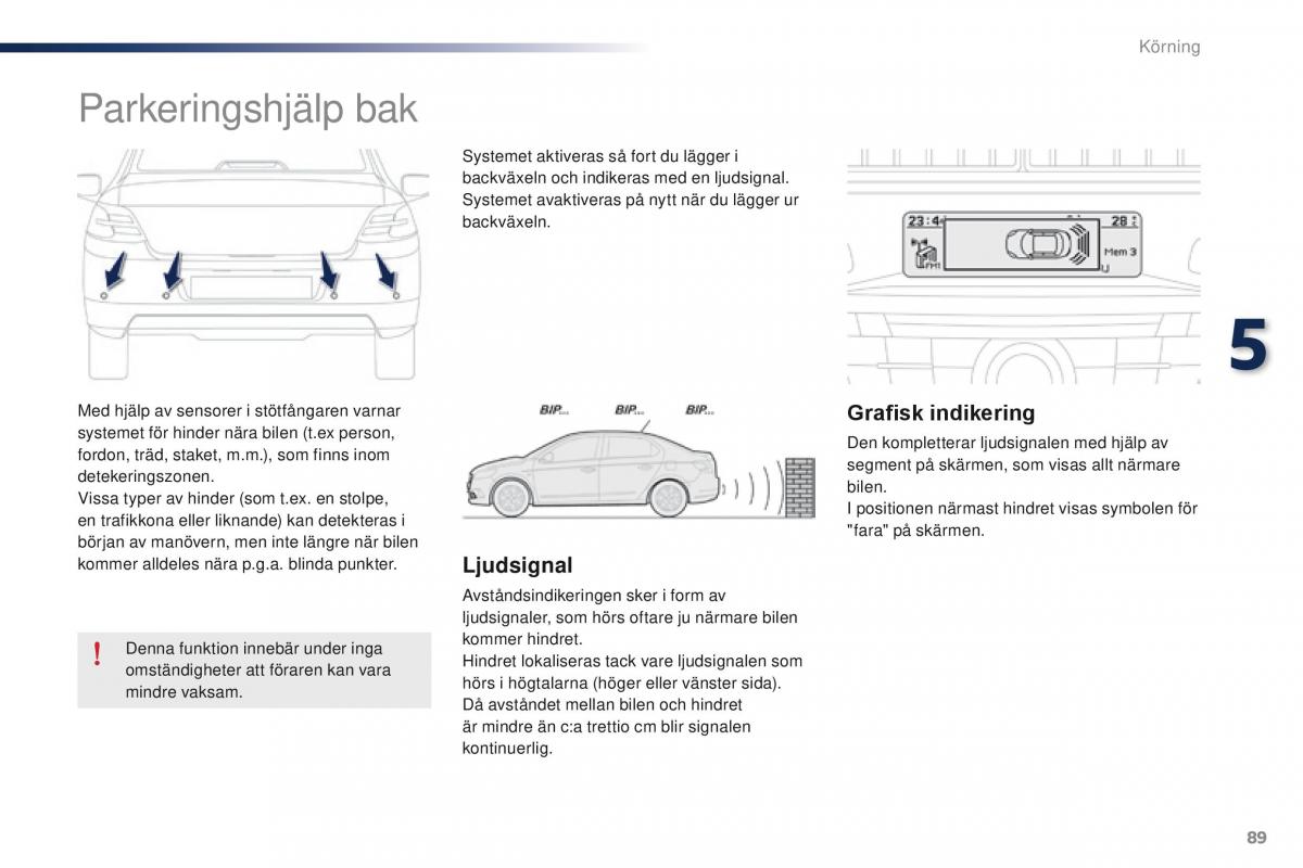 Peugeot 301 instruktionsbok / page 91