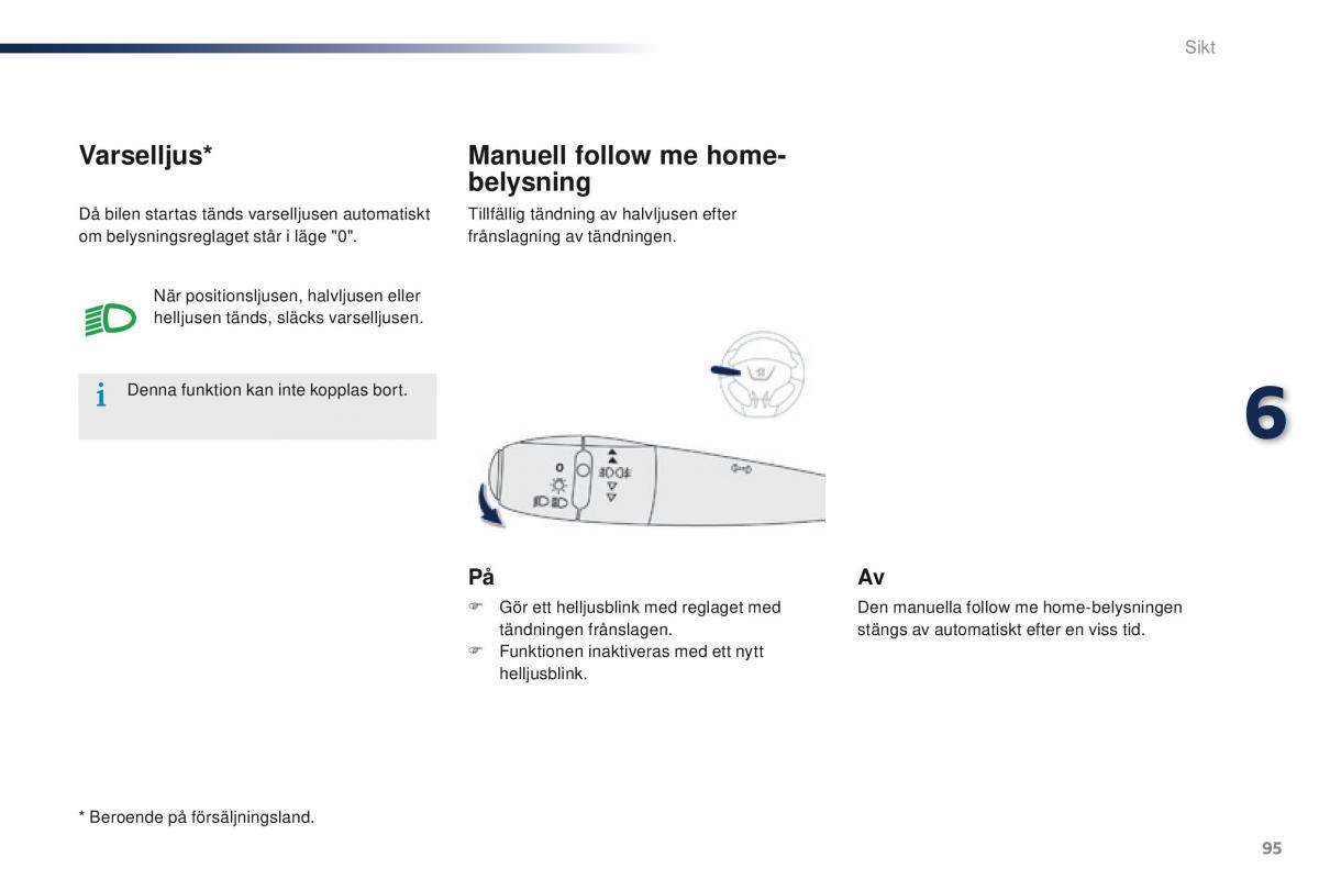 Peugeot 301 instruktionsbok / page 97