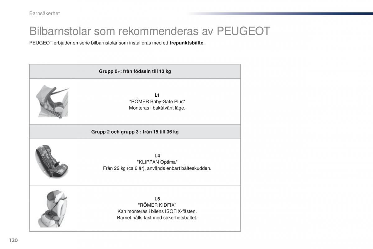 Peugeot 301 instruktionsbok / page 122