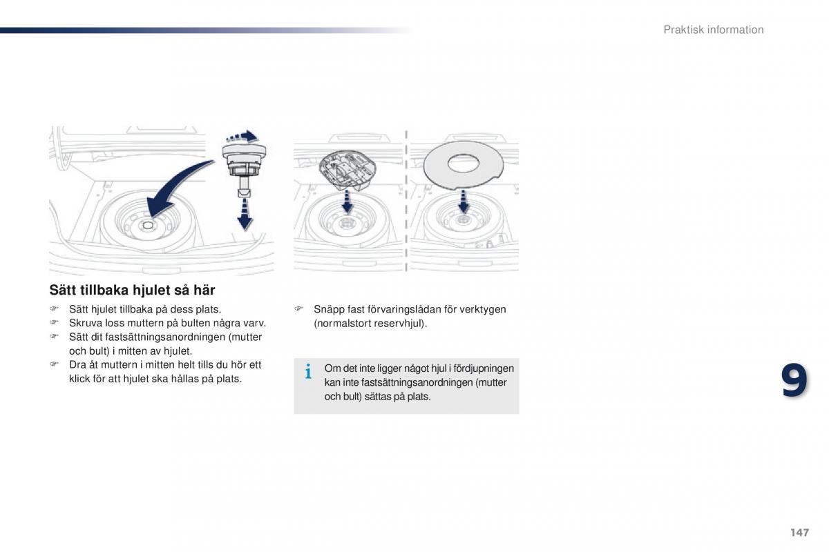 Peugeot 301 instruktionsbok / page 149