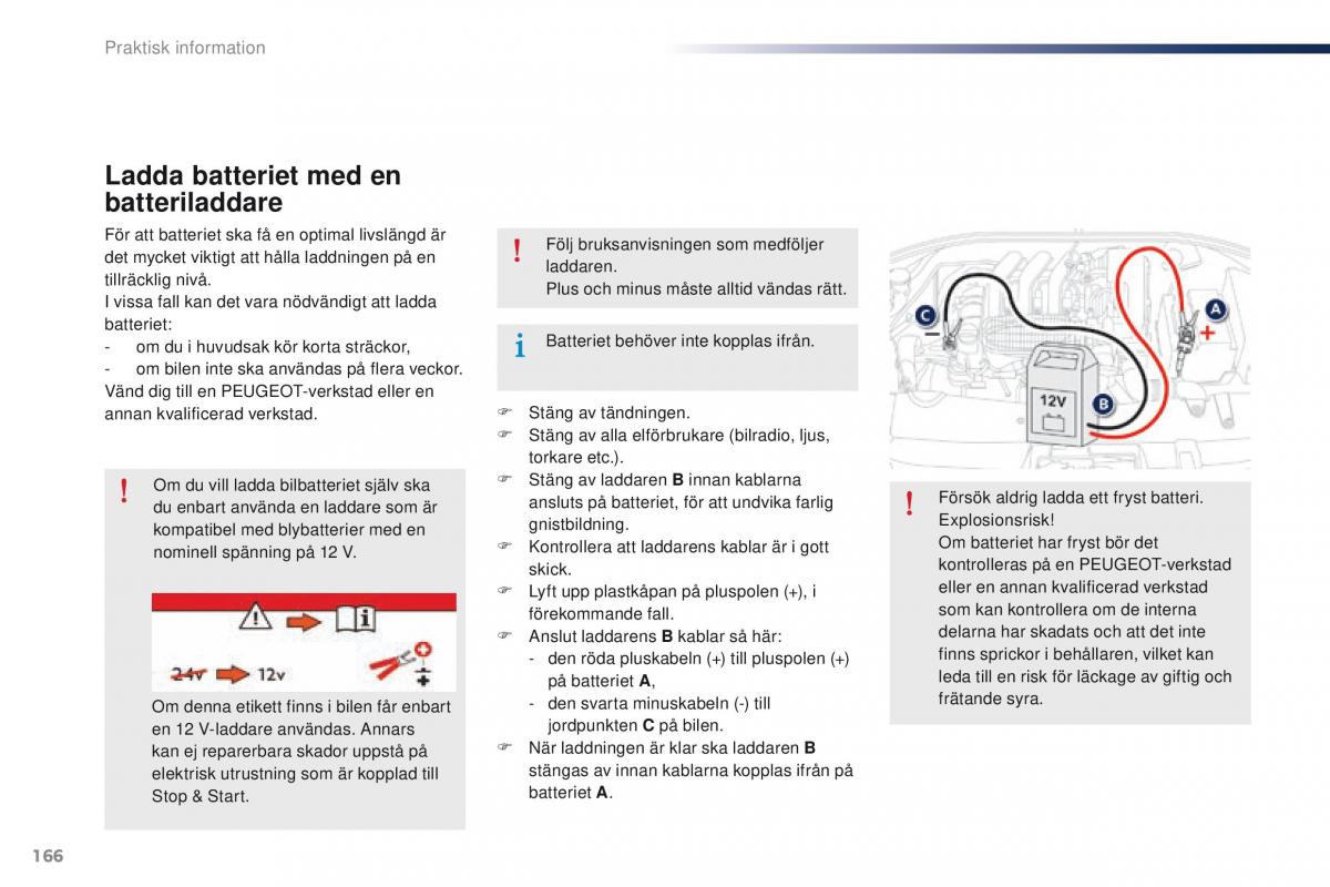 Peugeot 301 instruktionsbok / page 168