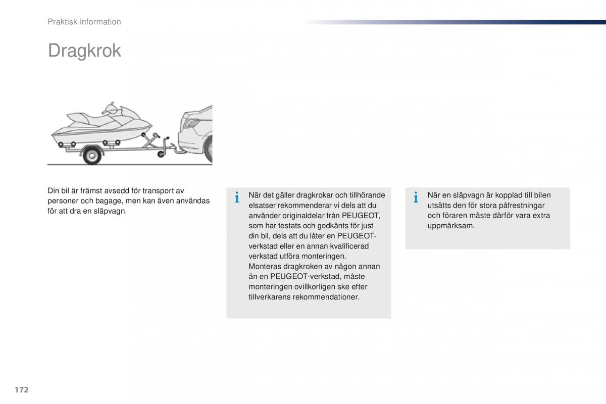 Peugeot 301 instruktionsbok / page 174