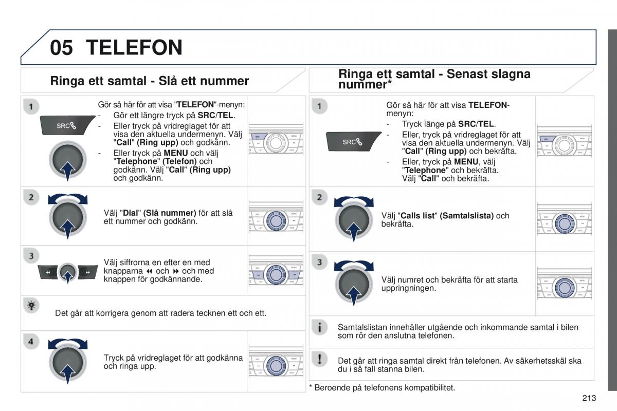 Peugeot 301 instruktionsbok / page 215