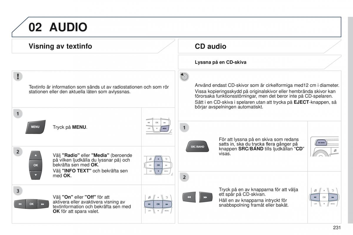 Peugeot 301 instruktionsbok / page 233