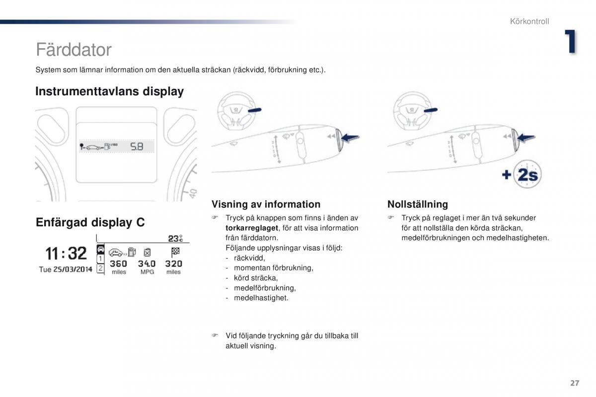 Peugeot 301 instruktionsbok / page 29