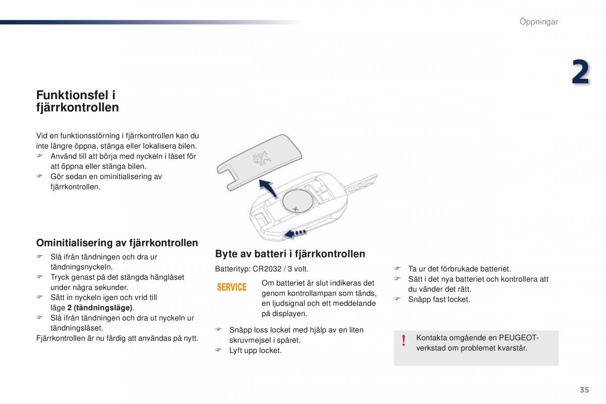 Peugeot 301 instruktionsbok / page 37