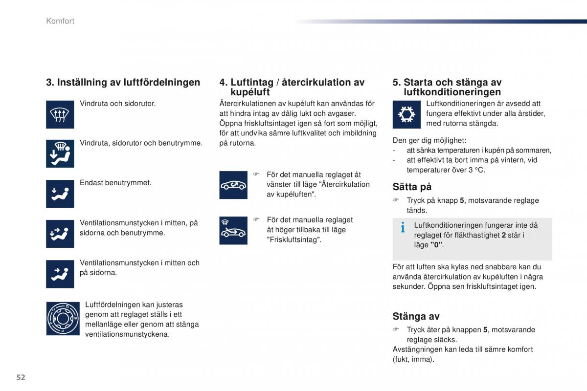 Peugeot 301 instruktionsbok / page 54