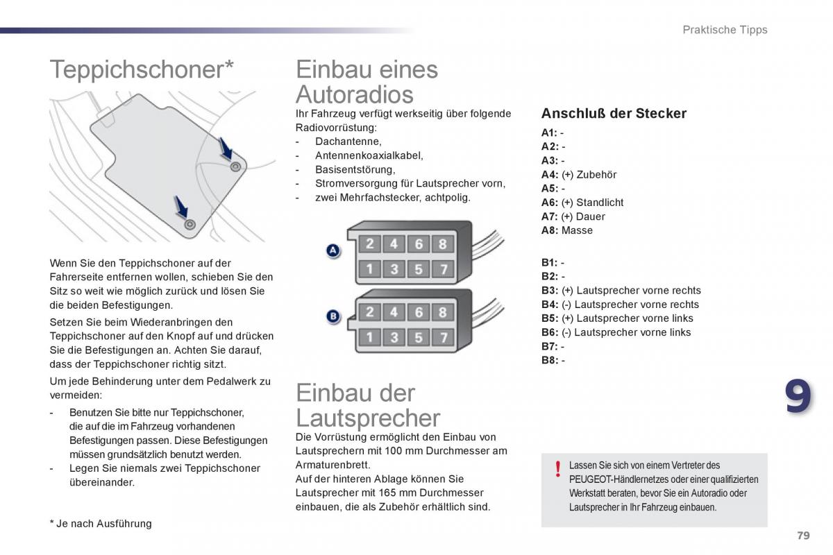 Peugeot 107 Handbuch / page 81