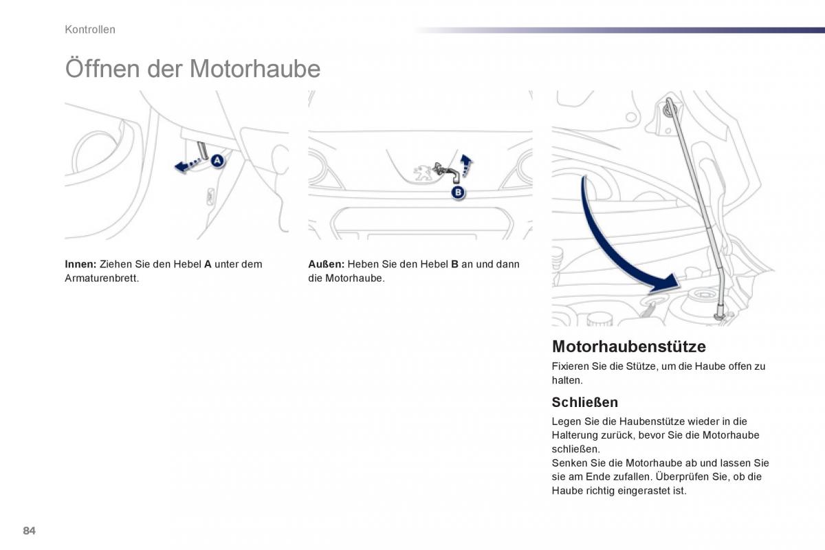 Peugeot 107 Handbuch / page 86