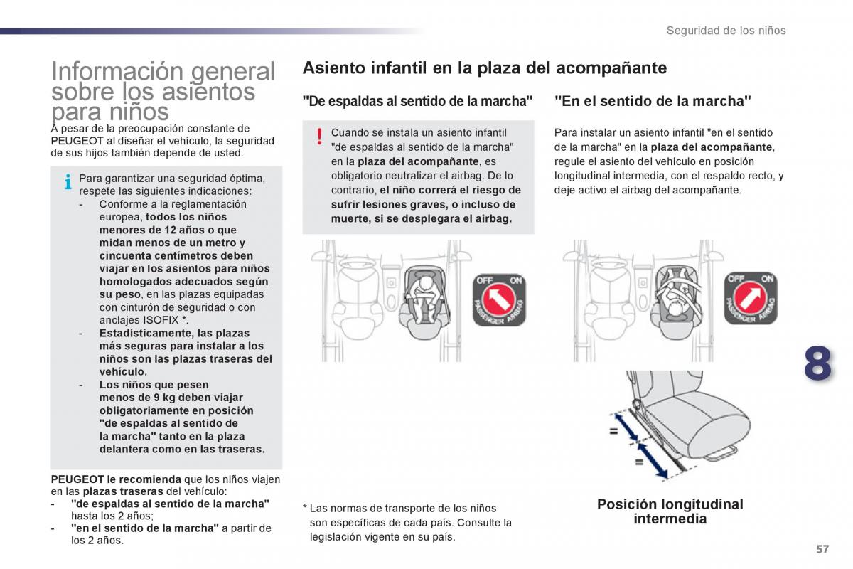 Peugeot 107 manual del propietario / page 59