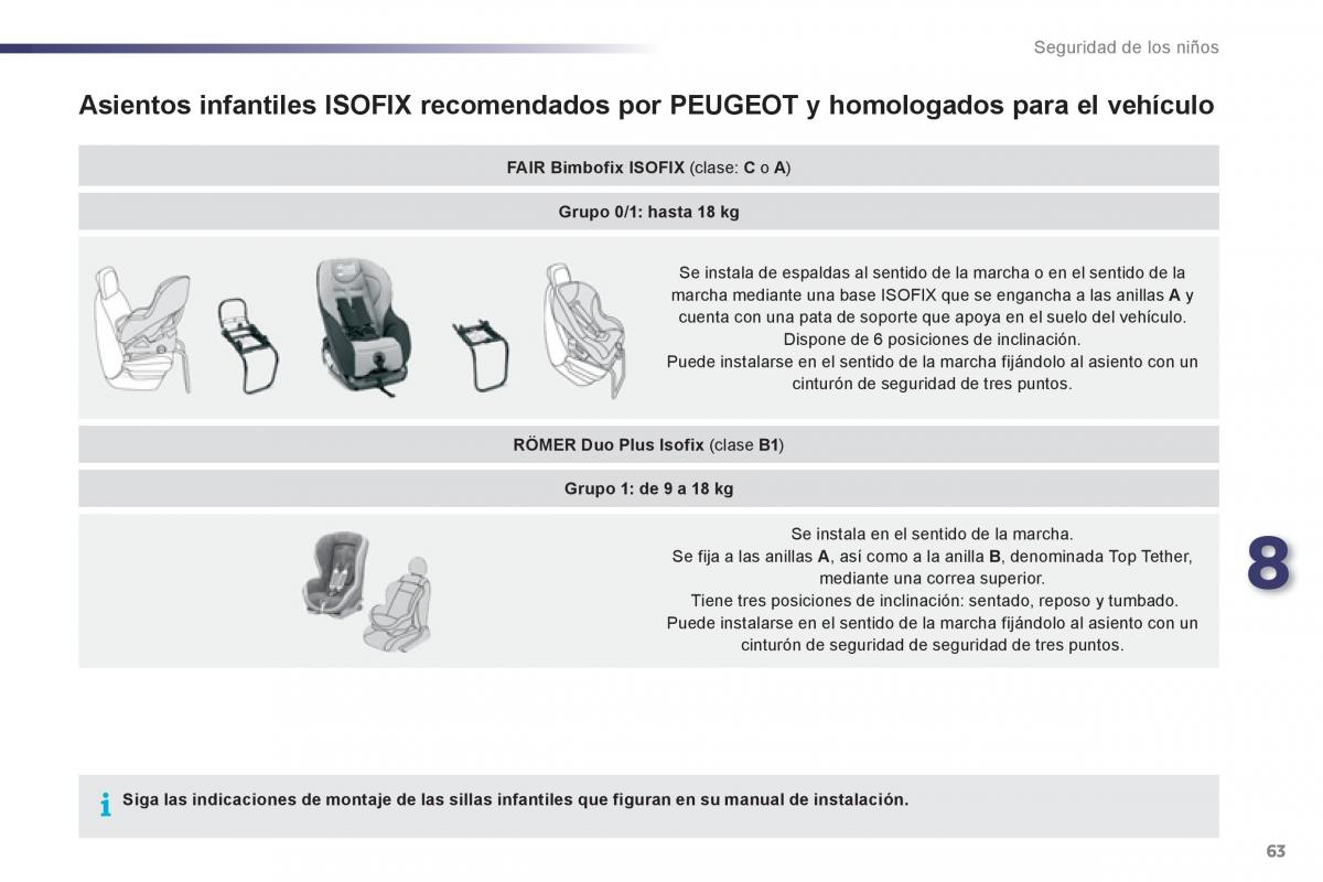 Peugeot 107 manual del propietario / page 65