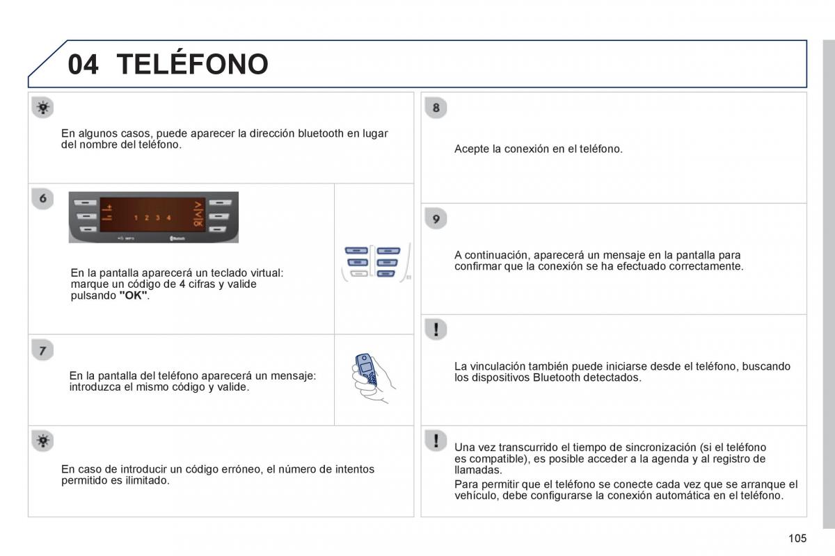 Peugeot 107 manual del propietario / page 107