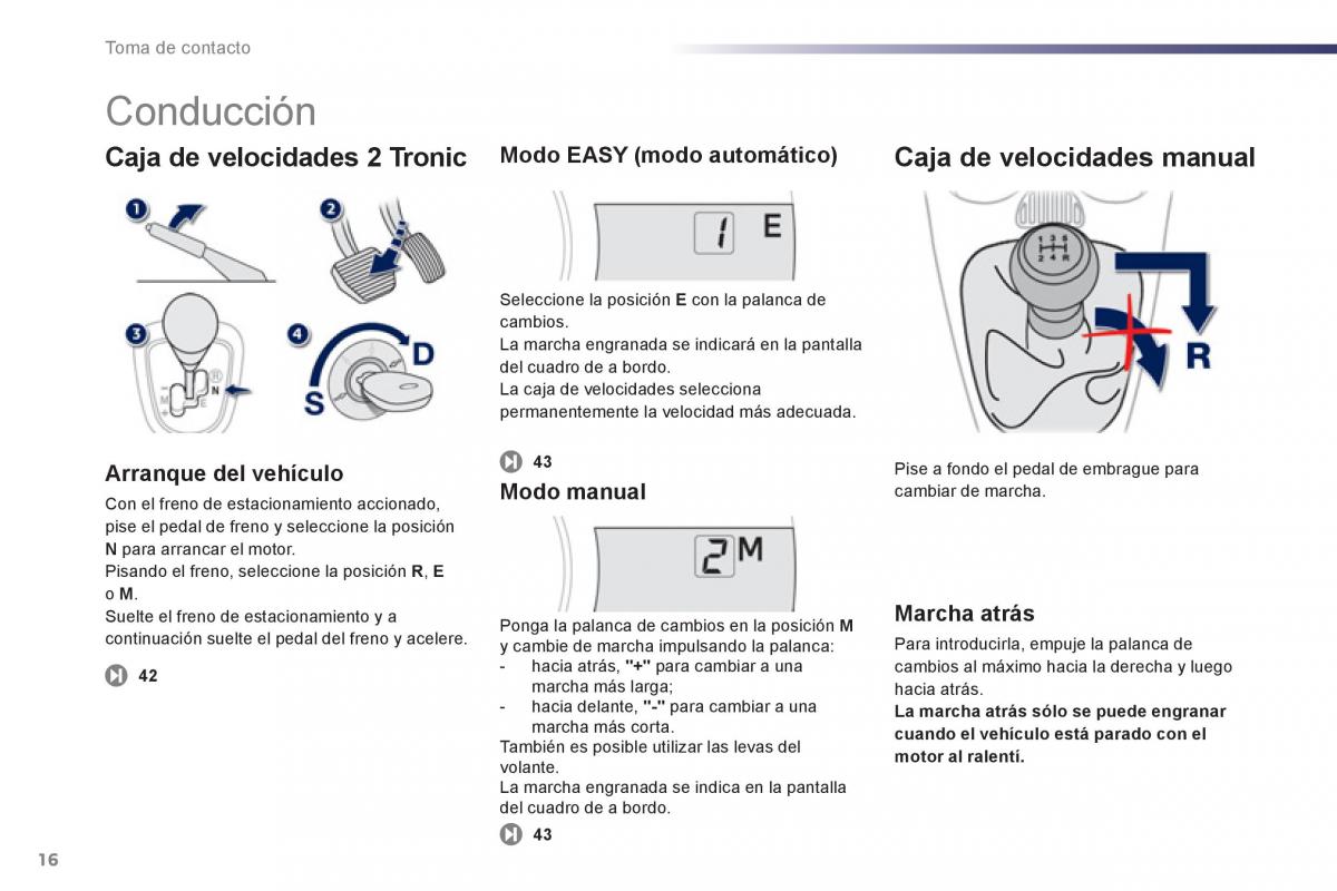 Peugeot 107 manual del propietario / page 18