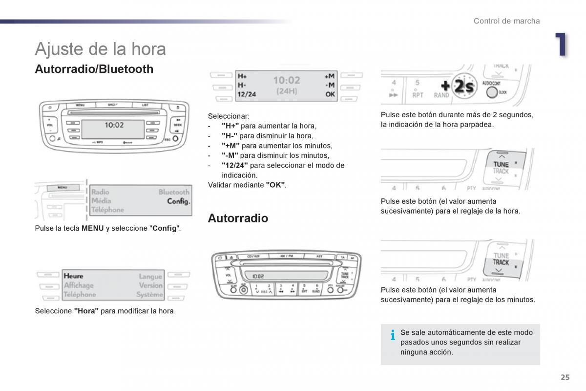 Peugeot 107 manual del propietario / page 27