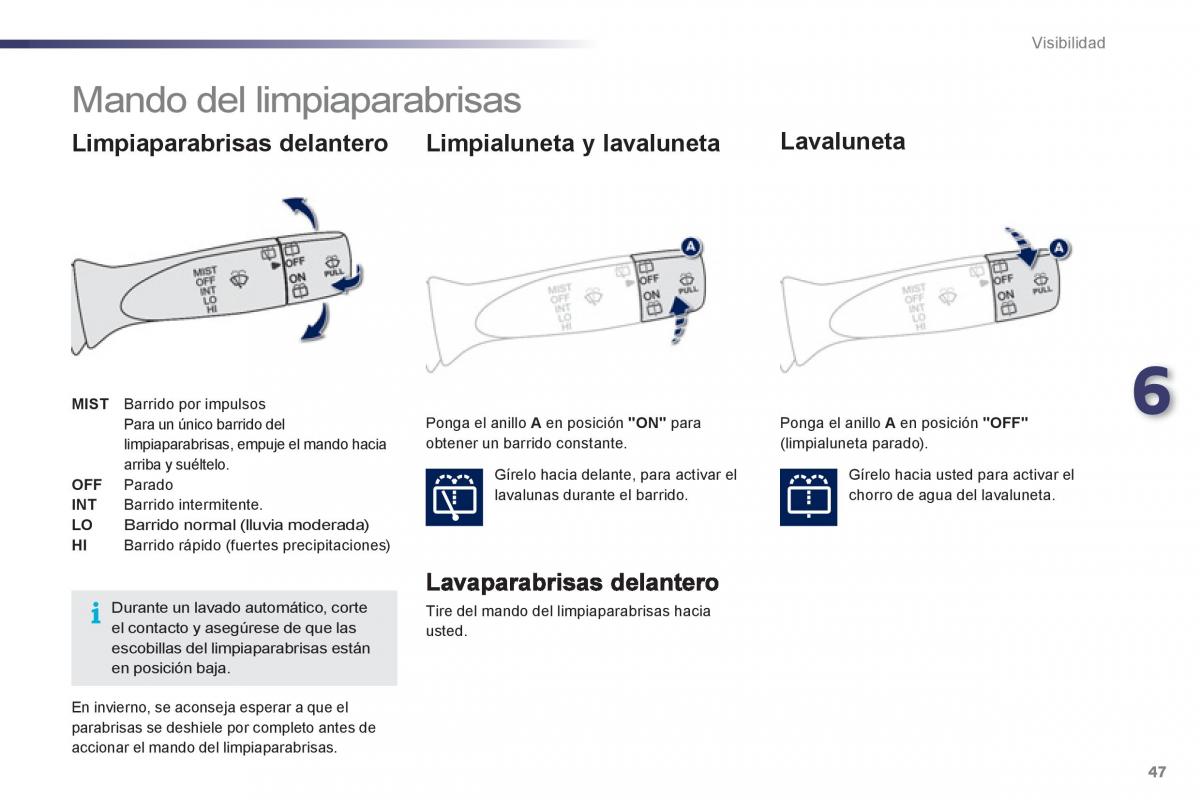 Peugeot 107 manual del propietario / page 49