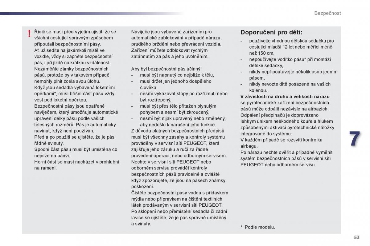 Peugeot 107 navod k obsludze / page 55