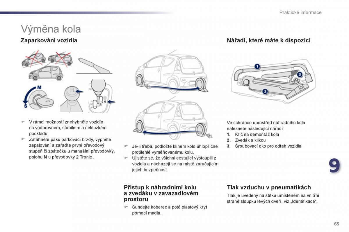 Peugeot 107 navod k obsludze / page 67