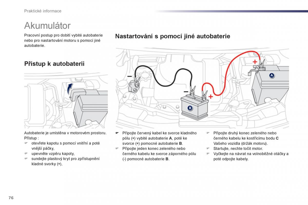 Peugeot 107 navod k obsludze / page 78