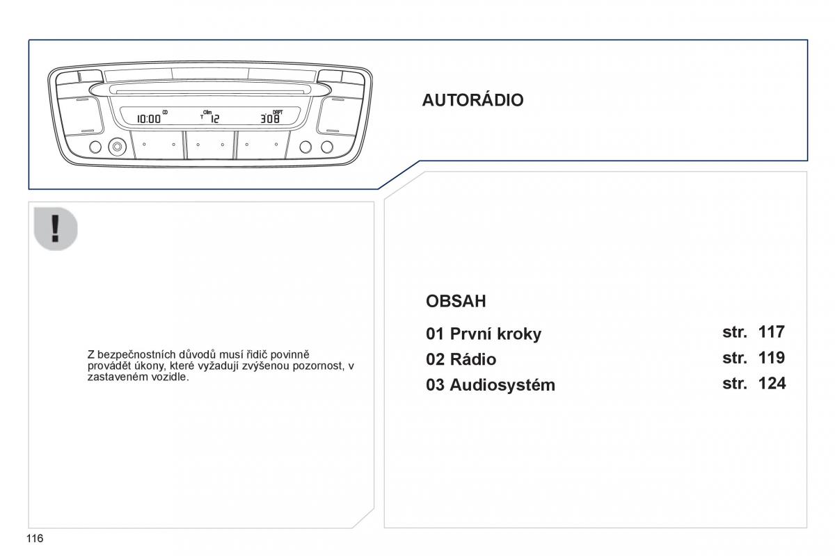 Peugeot 107 navod k obsludze / page 118