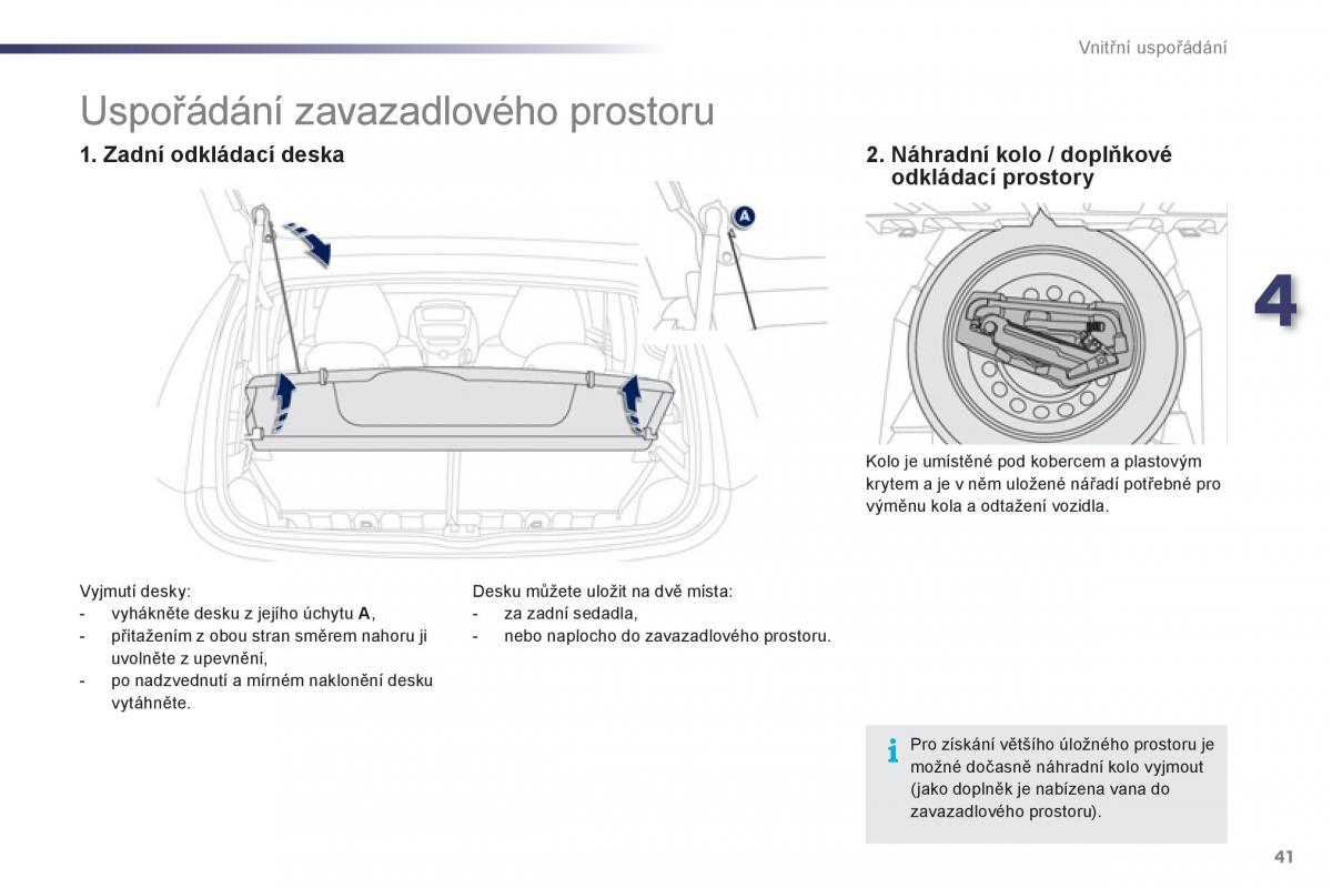 Peugeot 107 navod k obsludze / page 43