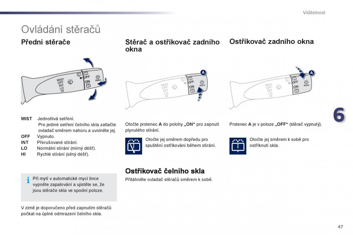 Peugeot 107 navod k obsludze / page 49