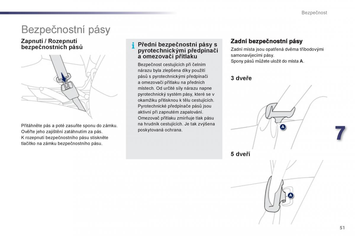 Peugeot 107 navod k obsludze / page 53