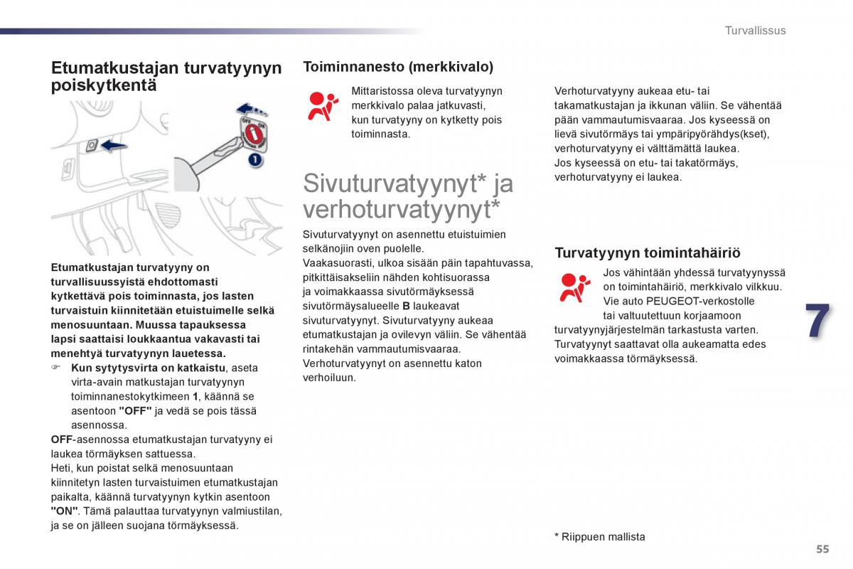 Peugeot 107 omistajan kasikirja / page 57