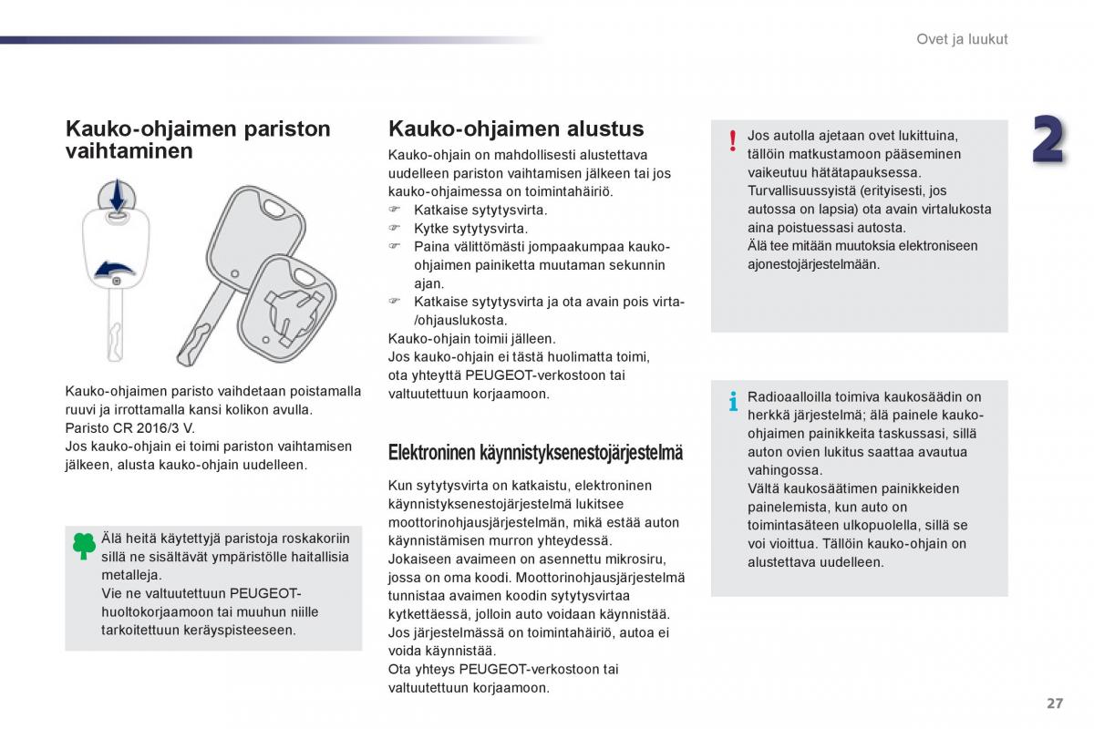 Peugeot 107 omistajan kasikirja / page 29