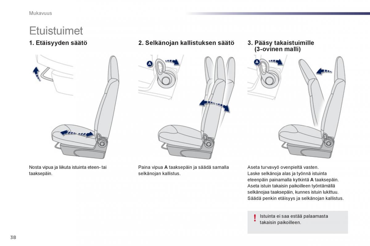 Peugeot 107 omistajan kasikirja / page 40