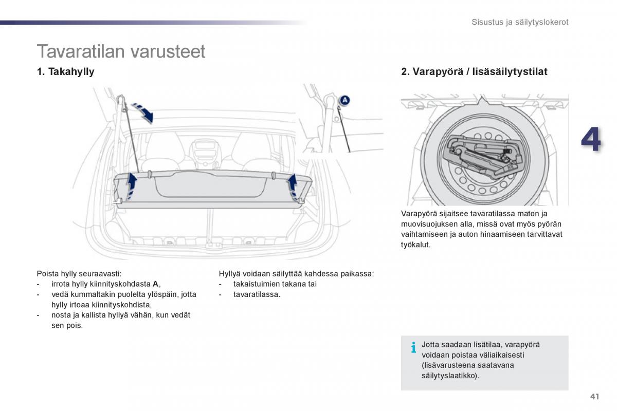 Peugeot 107 omistajan kasikirja / page 43