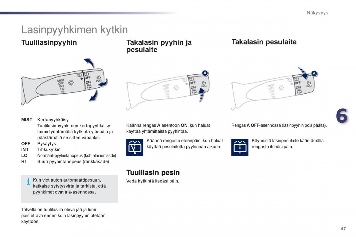 Peugeot 107 omistajan kasikirja / page 49