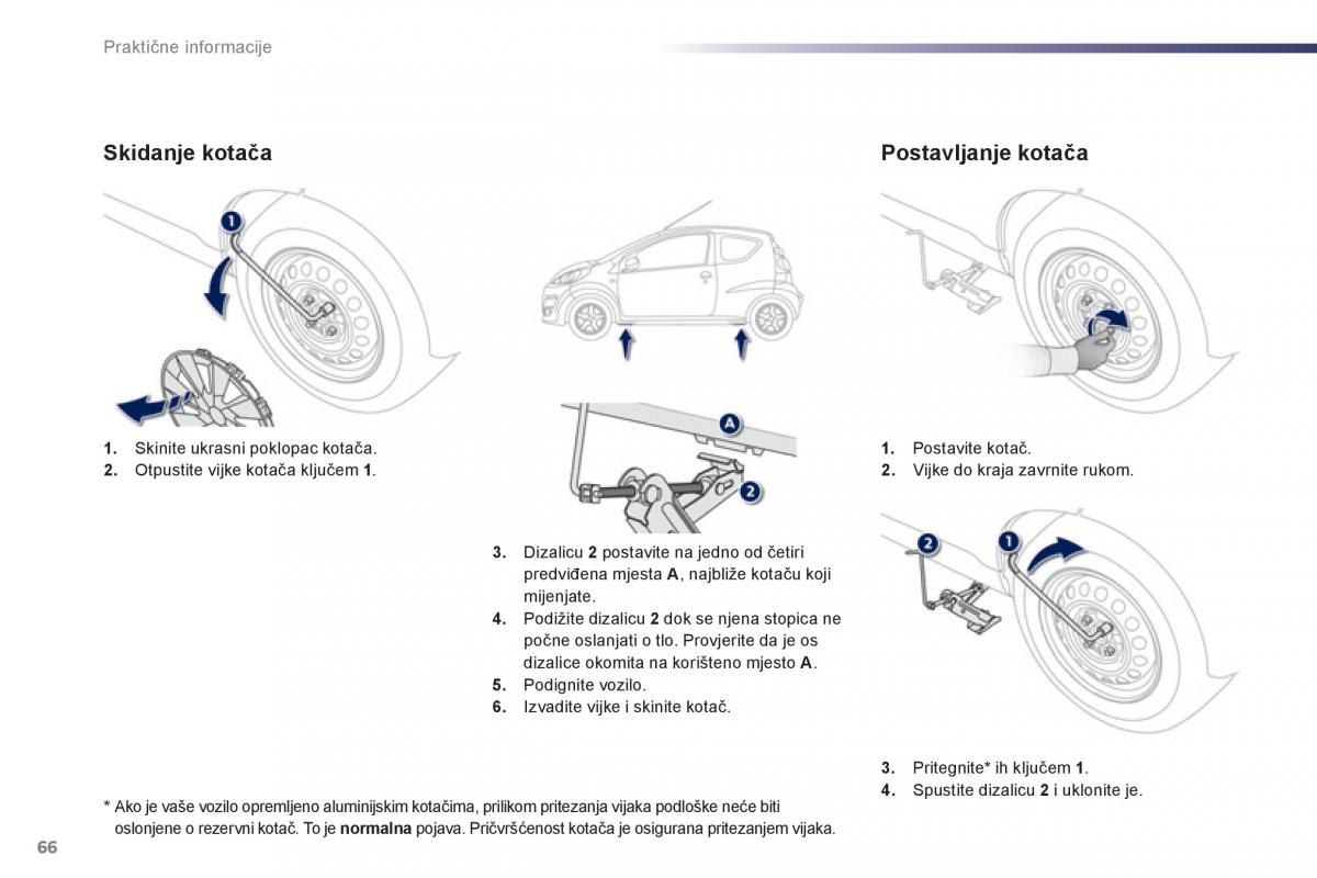 Peugeot 107 vlasnicko uputstvo / page 68