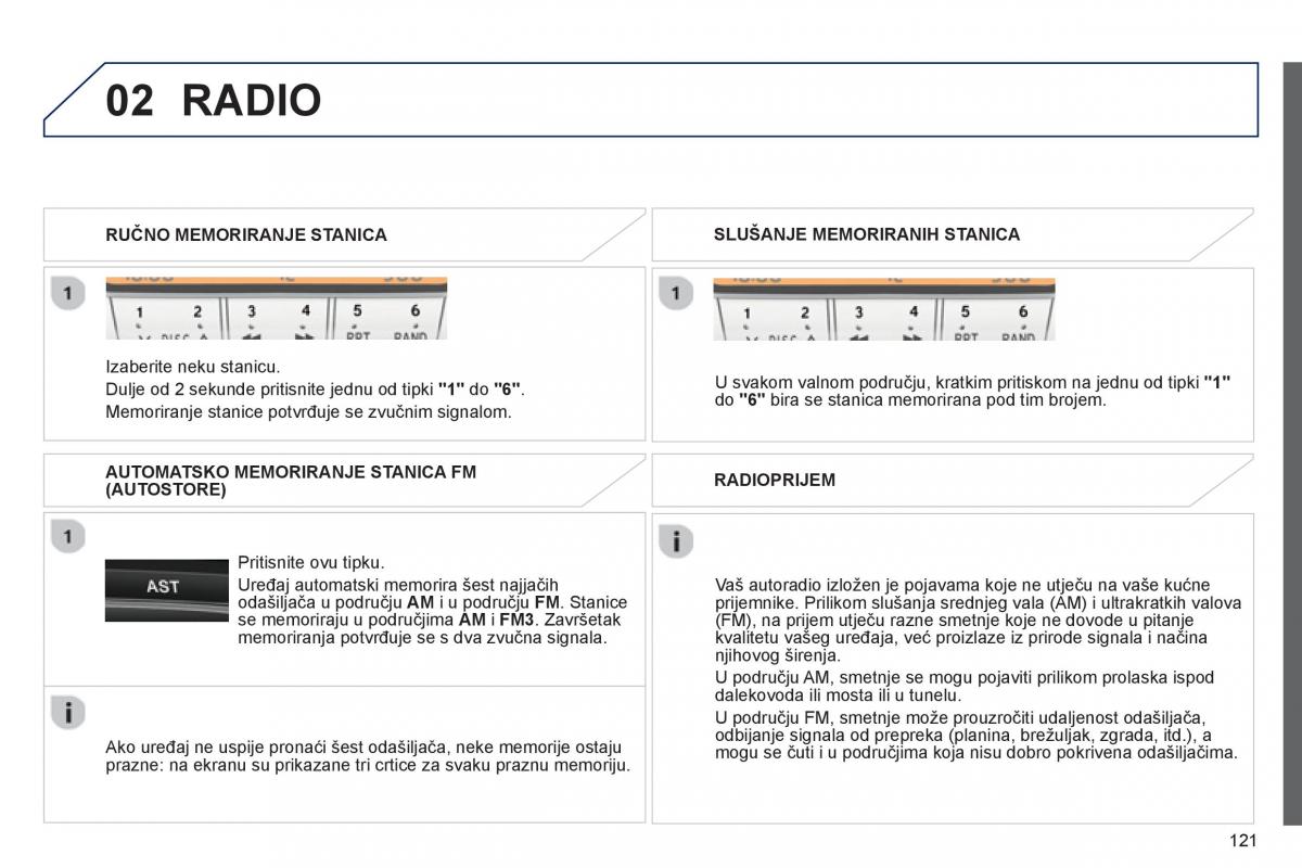 Peugeot 107 vlasnicko uputstvo / page 123