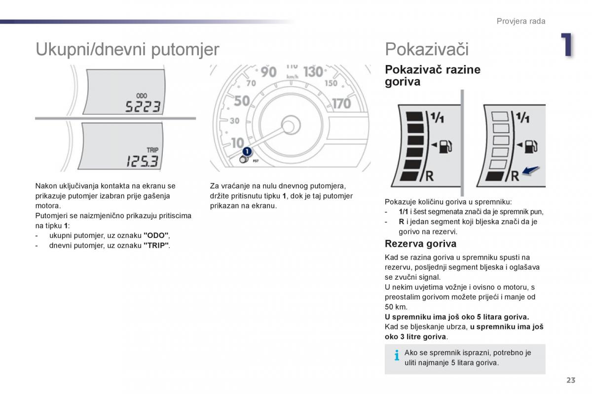 Peugeot 107 vlasnicko uputstvo / page 25