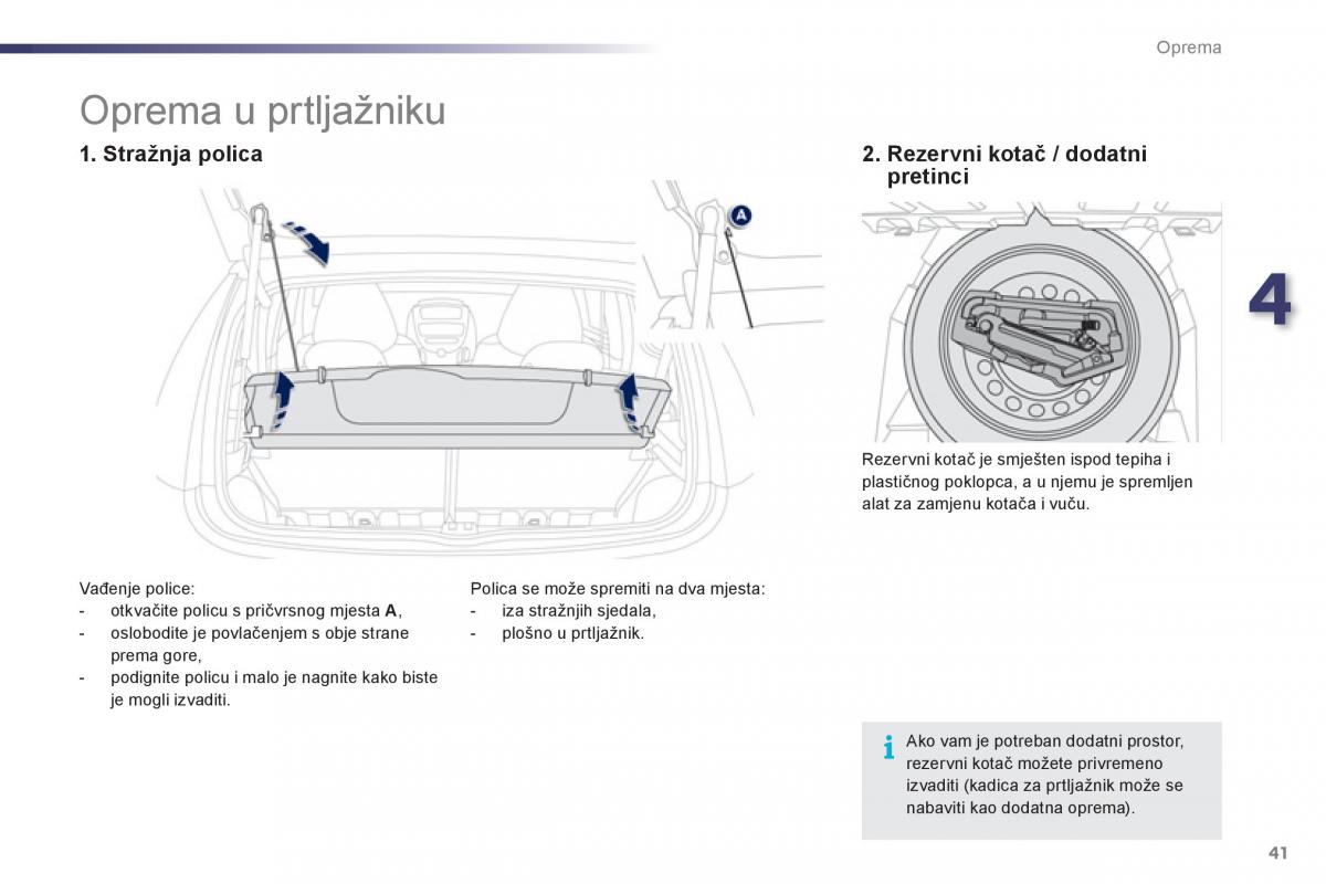 Peugeot 107 vlasnicko uputstvo / page 43