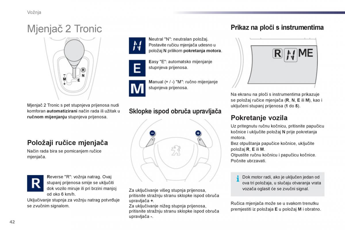 Peugeot 107 vlasnicko uputstvo / page 44