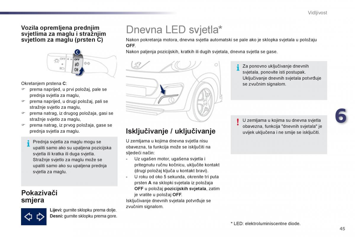 Peugeot 107 vlasnicko uputstvo / page 47