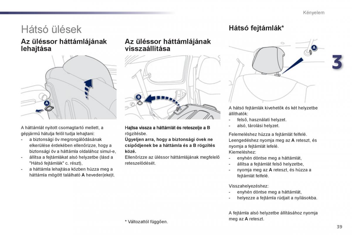 Peugeot 107 Kezelesi utmutato / page 41