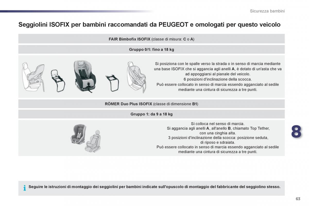 Peugeot 107 manuale del proprietario / page 65