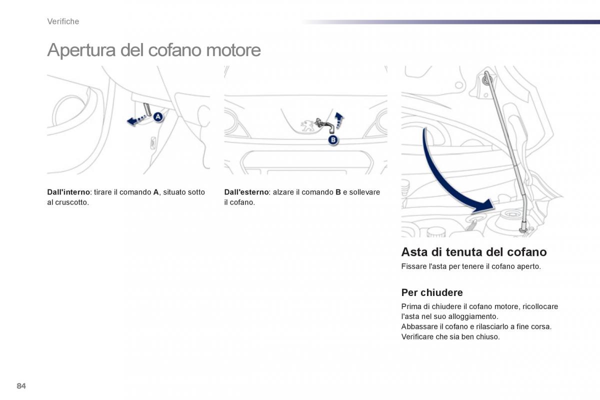 Peugeot 107 manuale del proprietario / page 86