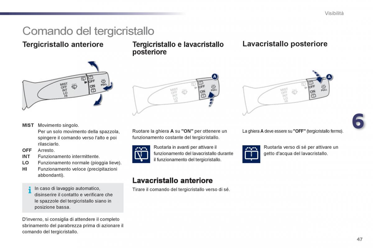 Peugeot 107 manuale del proprietario / page 49