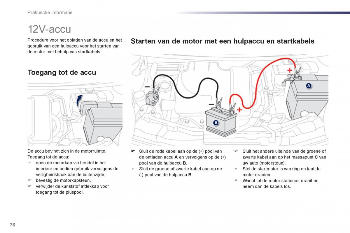 Peugeot 107 handleiding / page 78