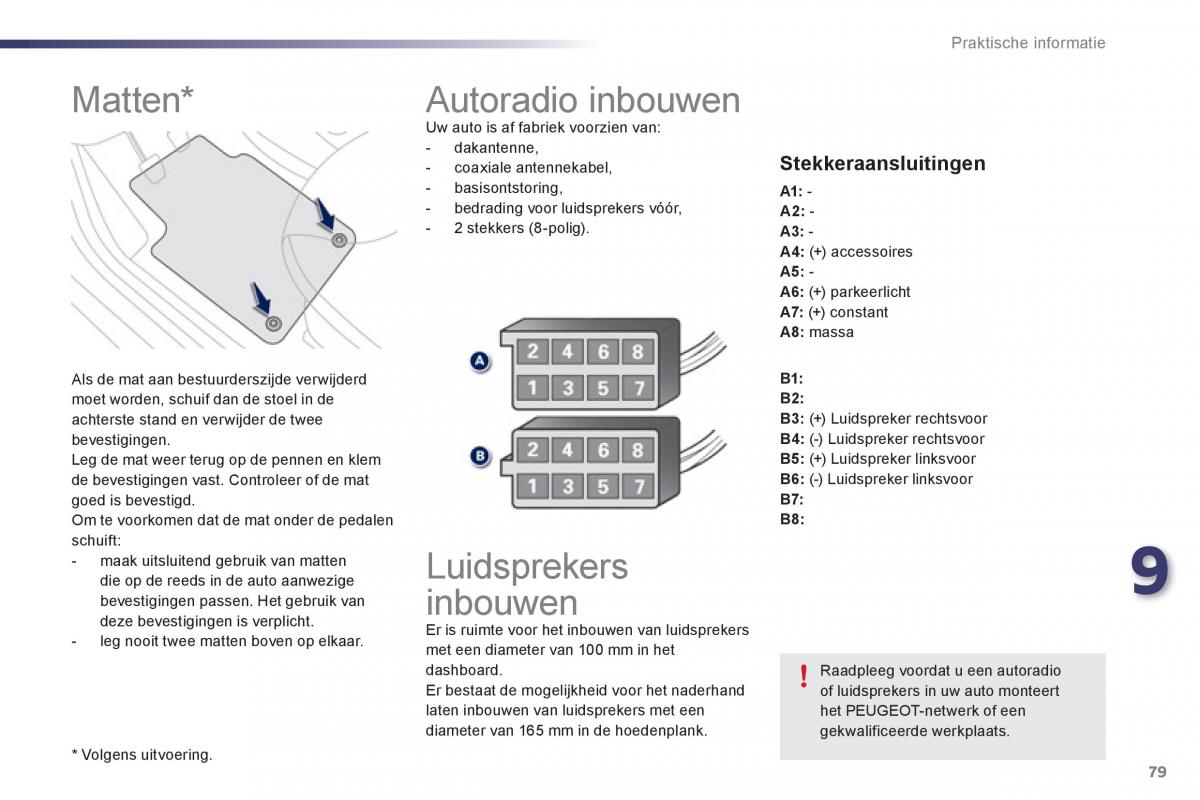 Peugeot 107 handleiding / page 81