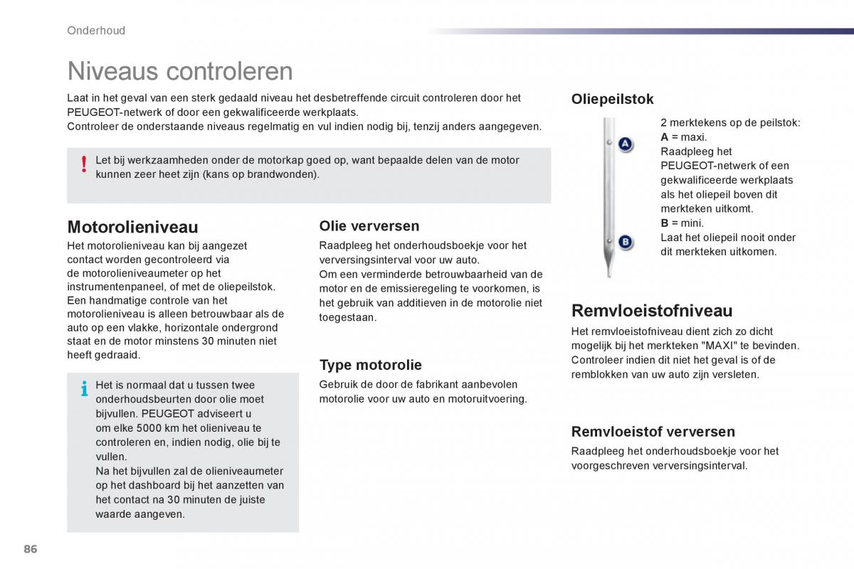 Peugeot 107 handleiding / page 88