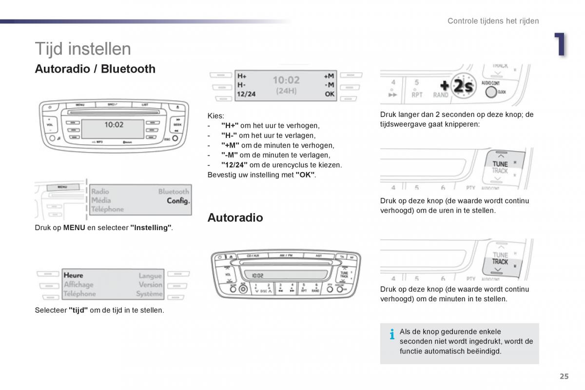 Peugeot 107 handleiding / page 27