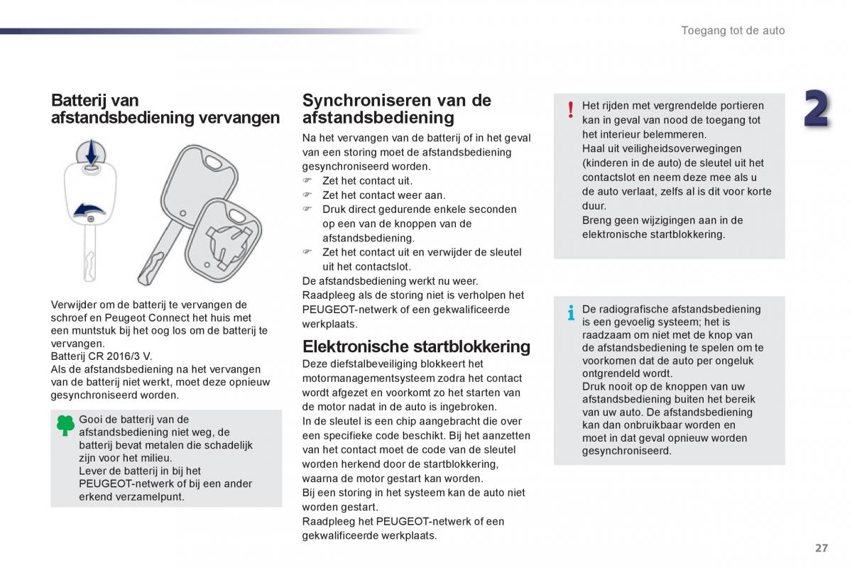 Peugeot 107 handleiding / page 29