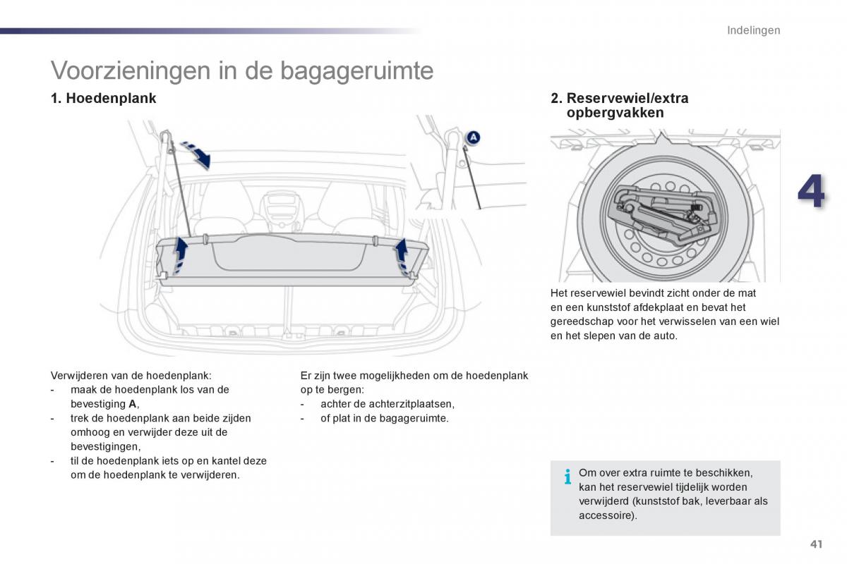 Peugeot 107 handleiding / page 43