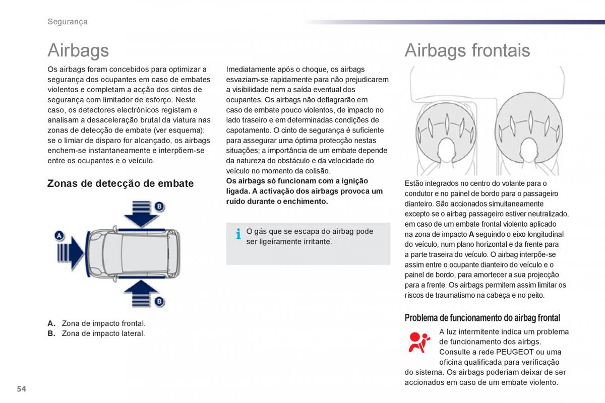 manual de usuario Peugeot 107 manual del propietario / page 56