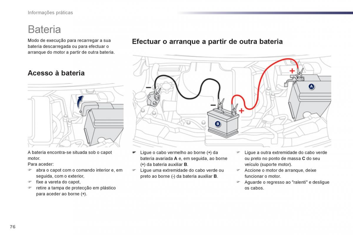 manual de usuario Peugeot 107 manual del propietario / page 78